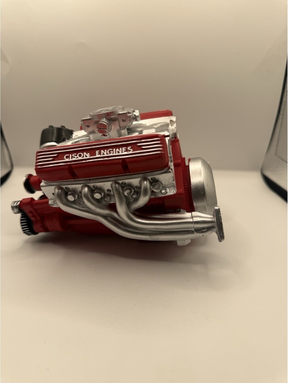 Cison Engines V8 Gasoline small block Motor Plastic Model replica advertising